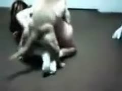 Exotic young webcam newcomer exposing herself and inviting beastiality sex with her dog